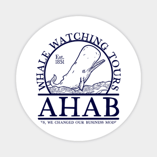 Ahab Whale Watch (Lineal) Magnet